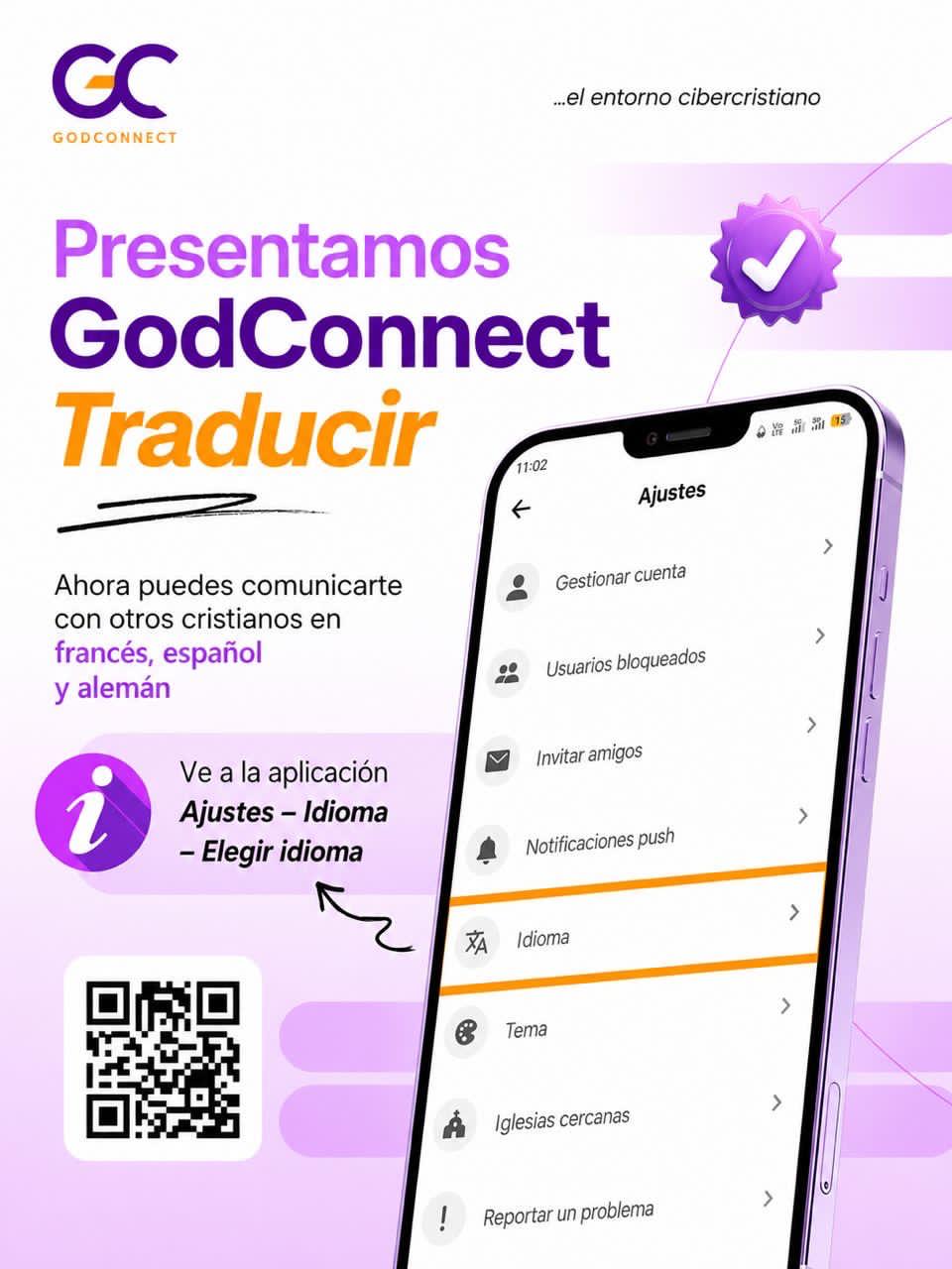 GodConnect Translate — Spanish version