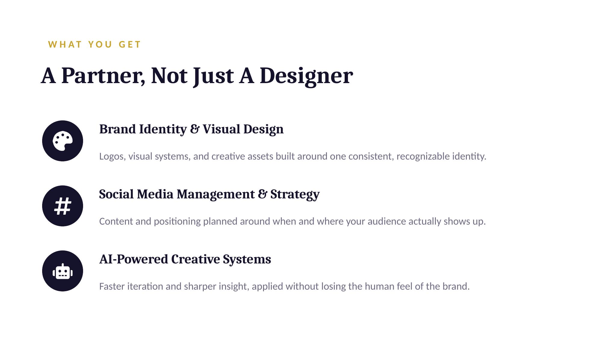 TIM Digital Pitch Deck — The Result slide